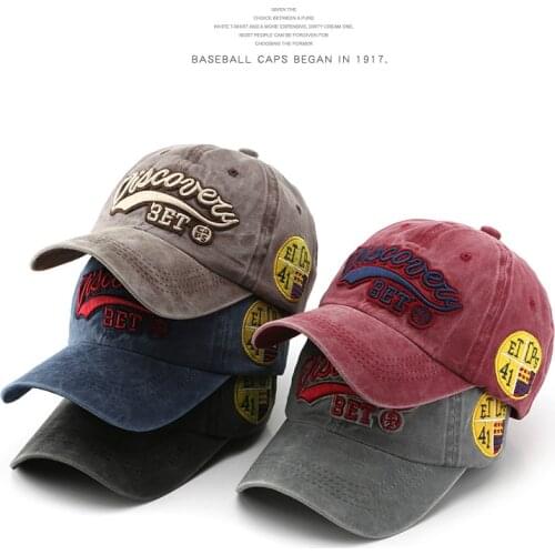 SLECKTON Fashion Baseball Cap for Men and Women Hip Hop Washed Cotton Snapback Hat Casual Retro Dad Hats Summer Sun Cap Unisex