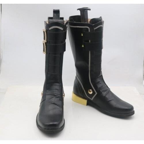 God Eater Julius Visconti Cosplay Shoes Boots Halloween Party Cosplay Costume Accessories