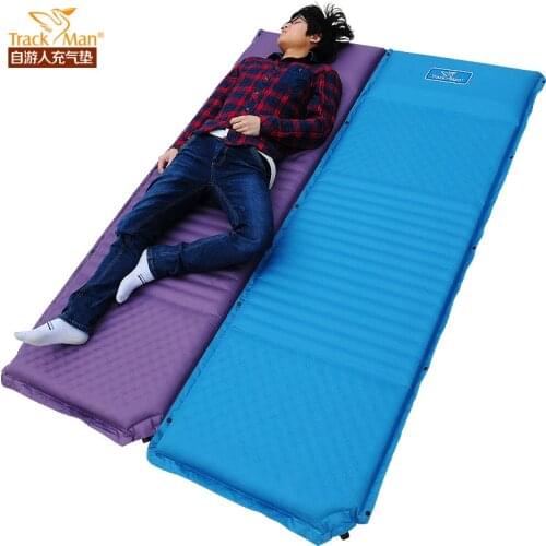 Trackman TM2221 188*66*7.5cm Can Be Spliced Lightweigh Inflatable Mattress Camping Beach Mat Moisture-proof Sleeping Pad