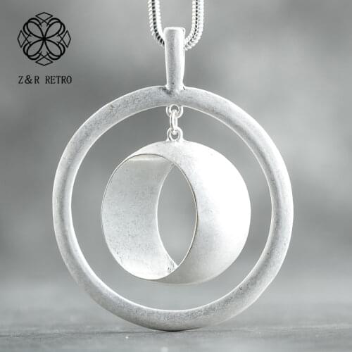 Chunky Long Chain Necklace for Women Statement Jewelry Handmade Suspension Necklaces&Pendants Collar Mujer Party Presents 2020