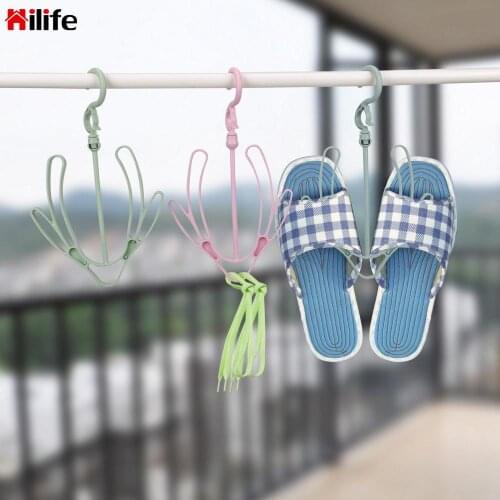 Multi-Functional Drying Rack Boots Stand Plastic Shoes Rack Shoes Storage Organizer Household Laundary Tool Shoes Hanger
