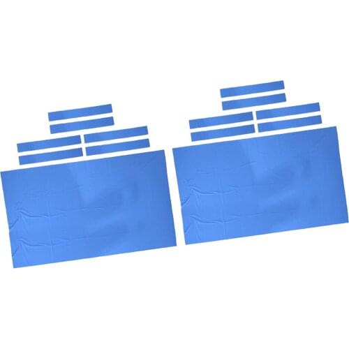 Pack of 2 Professional Pool Table Cloth – Fast Speed High Accuracy Pre-Cut Bed and Rails with 12 Felt Strips