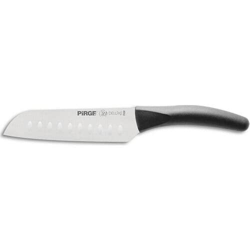 Pirge Deluxe Santoku Knife Corrugated 18 cm Meat Bread Vegetable Fruit Cut Cut Quality Steel