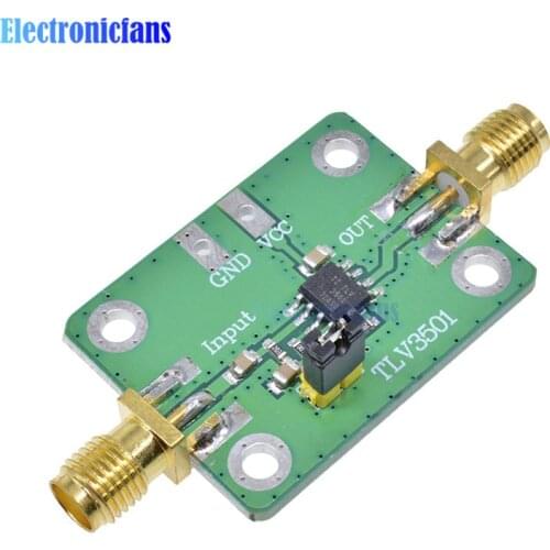 TLV3501 Single Channel High Speed Comparator Frequency Meter Front Shaping Module Frequency Counter SMA Female Head 2.7-5V DC