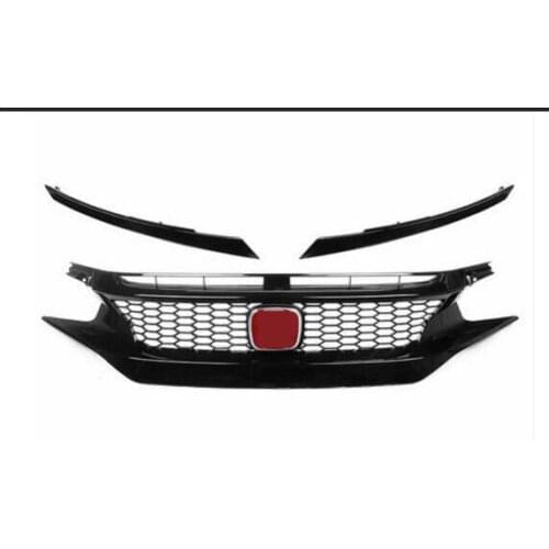 OP QUALITY FRONT RACING GRILL GRILLE CAR STYLING fit For HONDA CIVIC Sedan 2016 2017 2018