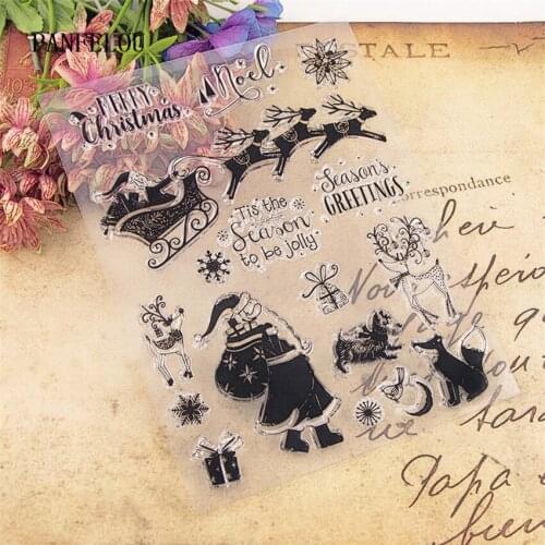 PANFELOU 15x20.5 Easter gift Transparent Clear Silicone Stamp/Seal for DIY scrapbooking/photo album clear stamp sheets