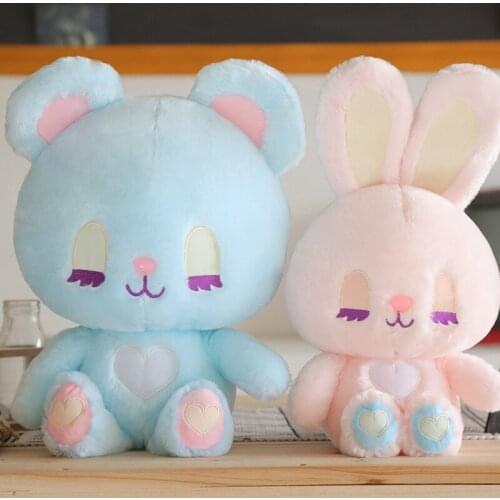 Plush Toys Rabbit Stuffed Dolls Soft Cartoon Animal Bear Kids Girl Christmas Birthday Gifts