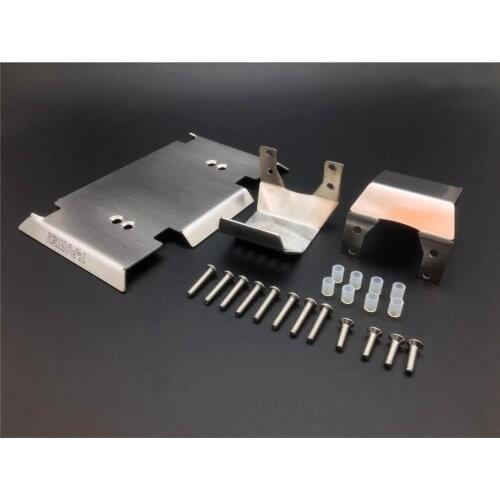 Full Set Metal Armor Plate Body Shell Protection Kits for 1/10 Gmade GOM GR01 RC Car OP Refit Parts