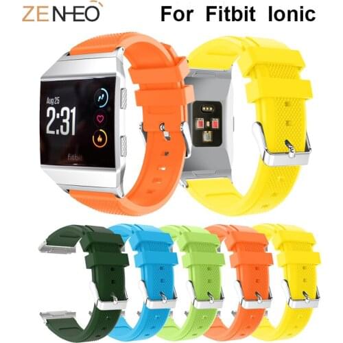 Sport Silicone Wrist band For Fitbit Ionic Straps Wristband Replacement Watchband for Fitbit ionic Bracelet Smart Accessories