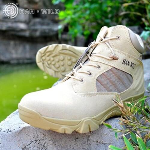 Tactical Hunting Breathable Boots Man Shoes Camping Fishing Training Combat Hiking Boots