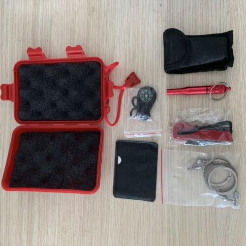 Military Outdoor Survival Kit SOS First Aid Kits Box Self-help Emergency Equipment Bag For Camping Hiking Gear