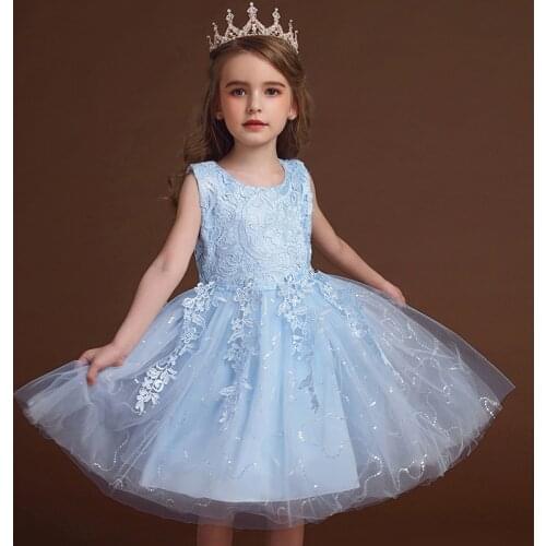 High Quality Summer Girl Net Yarn Dress Childrens Clothes Childrens Clothes Princess Costume Party Baby Wedding Dress