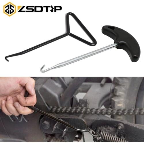 ZSDTRP 1pc Motorcycle Exhaust Systems Spring Hook Puller Tool for Exhaust Pipe Seat Tank Sidestand Brake Spring