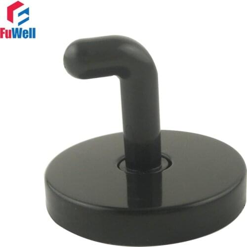 10pcs Black Plastic Coat Hooks Kitchen Hanger Storage Holders for Public Toilet Partition