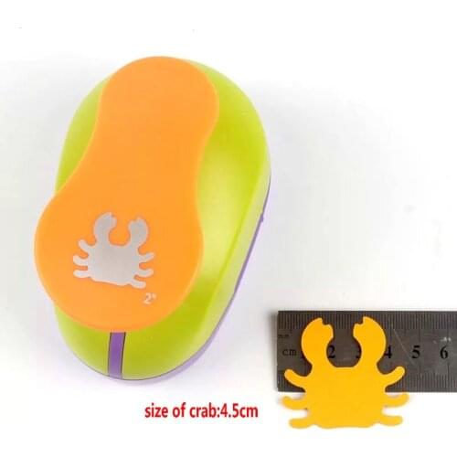 2 inch (4.5cm) crab DIY Paper Printing Card Cutter Scrapbook Shaper Embossing device Hole Punch Kids Handmade Craft gift Stamp