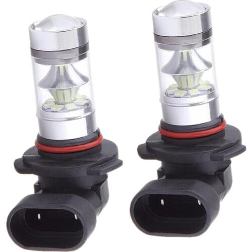 Baoblaze 2 Pieces Car 9006 HB4 100W Ice Blue LED Bulb for Fog Running Light Lamp