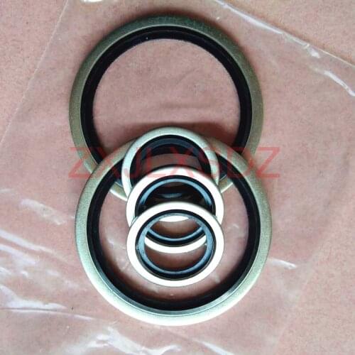 20PCS Self Centering Bonded Seal Washers G1/4" 1/8" 3/8" 1/2" 3/4" G1" Rubber Oil-resistant gasket