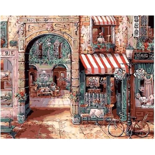 40x50cm painting by numbers hand painted diy oil paintings on canvas cuadros decoracion wall pictures for living room E058