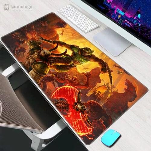 Mouse pad DOOM Eternal gaming accessories Waterproof and wear-resistant game regular large xxl notebook mini PC office mousepad