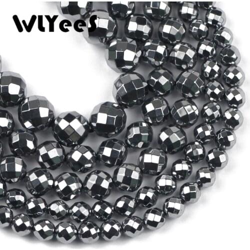 Natural Lightweight Faceted Titanium hertz Spacer Loose beads For Jewelry Making DIY Charms Bracelet Earring Accessories 6 8 10m