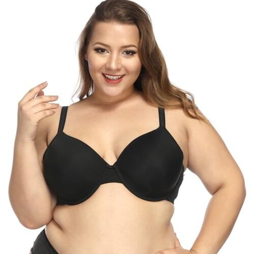 Plus Size Enormous Bra For Women Sexy Bralette Lager Cup Soft Underwire Support Top Lingerie Size 32-48 B C D DD E F G H I J Cup