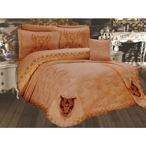 DowryWorld- Eva Pique Set 7 Piece Cream-Cappuccino