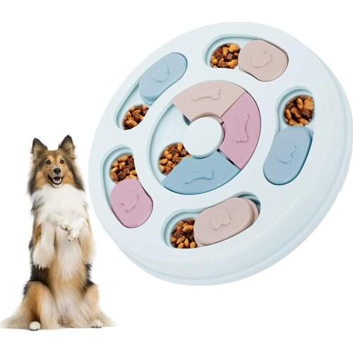 Interactive slow food toy dog educational toy slow feeder pet cat and puppies training game feeding food smart toy pet feeder