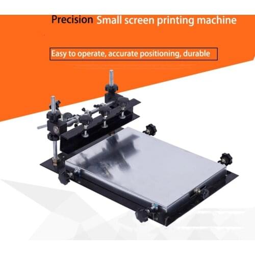 Commercial small manual screen printing station SMT manual imprinting station solder paste screen printing machine