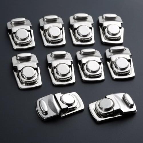 10Pcs Antique Metal Buckle Purse Bag Twist Lock Jewelry Chest Gift Box Suitcase Bag Buckles Hasp Latch Catch Clasp 28*45mm