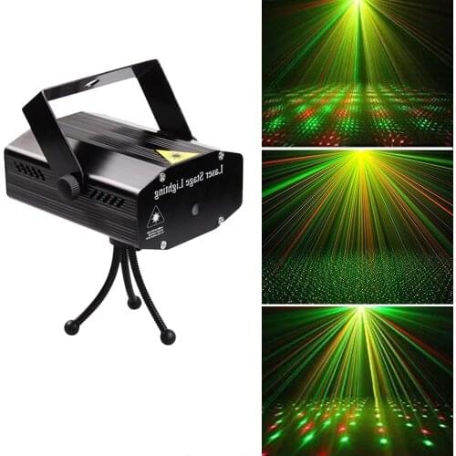 USB Mini RGB Disco Stage Light 5W 110V~220V Voice Control Music DJ Controller Laser LED Disco DJ Birthday Party Effect Lamp