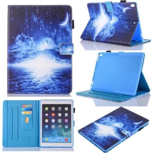 Fashion Cute Cartoon PU Leather Case For Apple iPad Pro 10.5 2017 A1701 Smart Case Cover Funda Tablet Stand Protective Shell