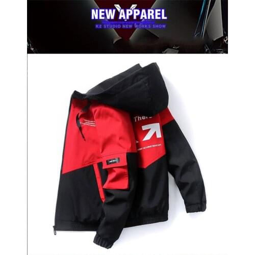 Men Assault jacket Spring Autumn Clothes Outwear Hooded Coat Slim Parka Mens Hooded Fashion Camping Hiking Printed jacket 3XL