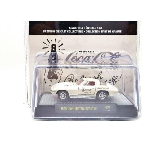 NEW M2 Machines 1:64 1966 Chevrolet Corvette 427 c0ke Limited edition collection die-casting alloy car