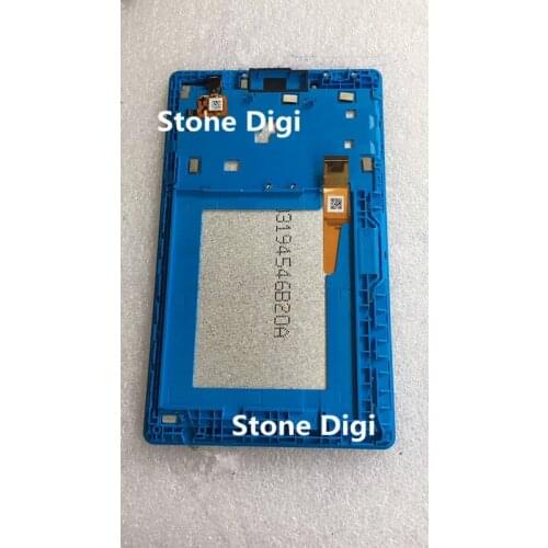 New 7 Inch LCD DIsplay Panel Touch Screen Digitizer Assembly For Lenovo Tab3-710 +Frame Free Repair Tools Free Shipping