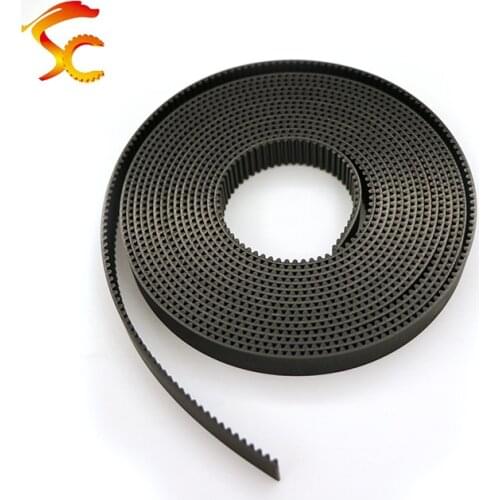 8Meters HTD 3M 15MM timing belt Width 15mm Polyurethane with steel Wire Color Black Open Belt for Laser Engraving CNC (3M-15MM)