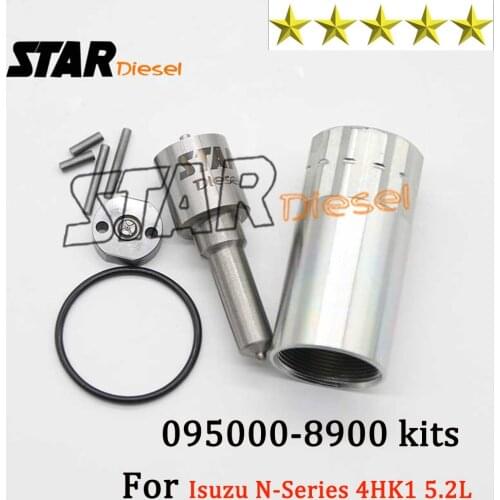 9709500-890 (0950008900) Injector Repair Kits With Fuel Nozzle DLLA158P1096 Orifice Plate Valve 19# For isuzu jcb 4HK - 6HK