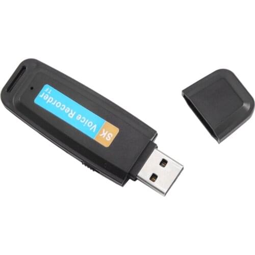 U-Disk Digital Audio Voice Recorder Pen Charger USB Flash Drive Up to 32GB Mini SD TF High Quality