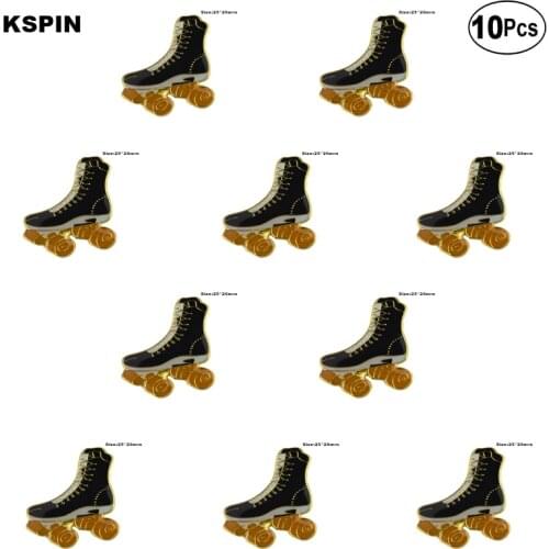 Skating Shoes Badge Lapel Pin Flag badge Brooch Pins Badges 10Pcs a Lot