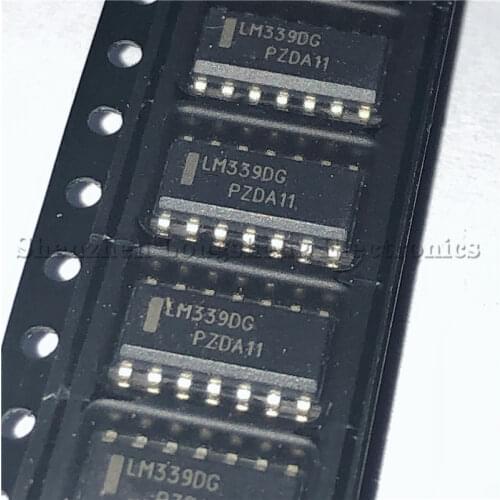 10PCS/LOT LM339DG LM339DR2G LM339 SOP-14 Voltage comparator chip