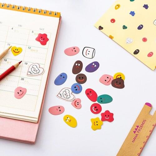 137 Pcs Cotton Candy Smiley Kawaii Stickers Pack Star Planner Stickers Diy Decoration Sealing Stationery Sticker