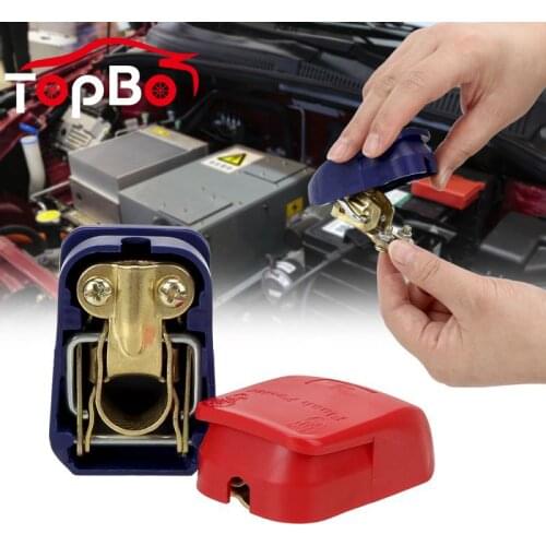 2Pcs Universal Auto Car 12V Quick Release Battery Terminals Positive & Negative Connector Clamps Battery Terminals Car-styling