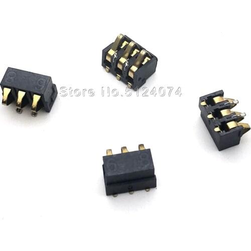 20pcs/lot 77 battery seat 3P shrapnel type battery connector mobile phone contact piece 7.7 height