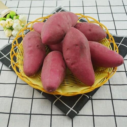 10pcs High imitation fake artificial sweet potato&plastic fake simulated artificial sweet potato model