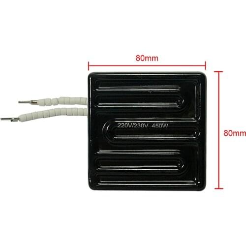 80*80mm 450W Infrared Top Upper Ceramic Heating Plate For BGA Station IR6000 IR6500 IR-PRO-SC