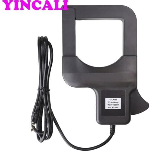 Fast Shipping ETCR080 Large Caliber Clamp Leakage Current Sensor AC Leakage Current, Current, Harmonic Current Measurement