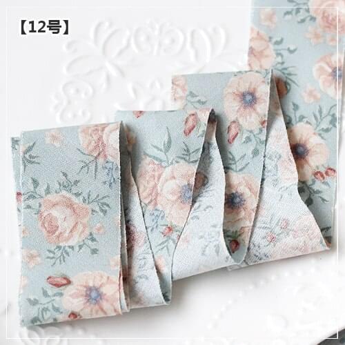 Dailylike Cotton Ribbons Cotton Strips Fabric Ribbon Patchwork Textile for Wrapping Fabric Edges Sewing Fabric DIY Gift Wrapping