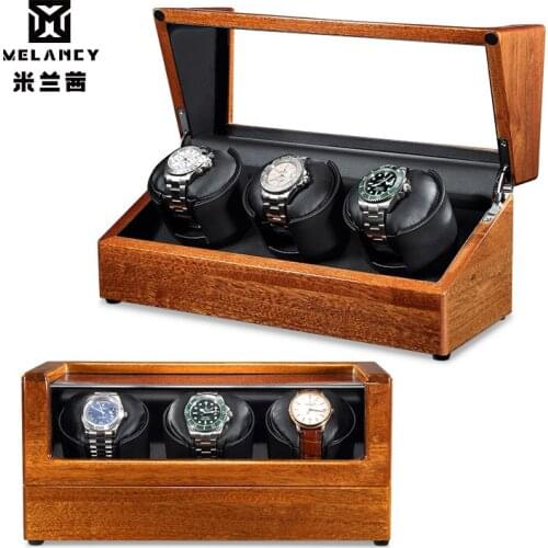 Wood Automatic Watch Winder Box High Class Winding Storage Holder Display Watch Box Quiet Motor Shaker Box for Watch