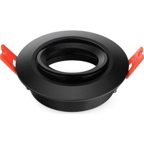 10pcs/lot Amazon Hot Sale Black/While/Silver Color GU10 MR16 Led Bracket Halogen/Led Spotlight Frame Spot Lamp Holder For House