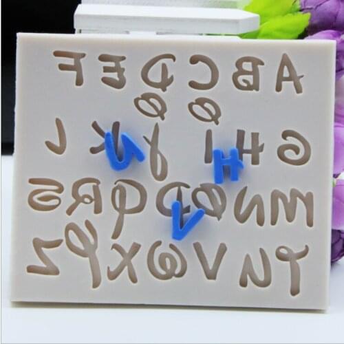 1 Pc 3D Letter Alphabet Silicone Mold Message Board Cake Molds Fondant Topper Chocolate Cake Decorating Tools