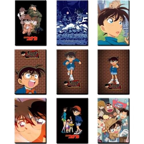 HD Prints Picture Home Wall Nordic Style Detective Conan Anime Poster Modular Painting On Canvas Fresh Artwork Living Room Decor